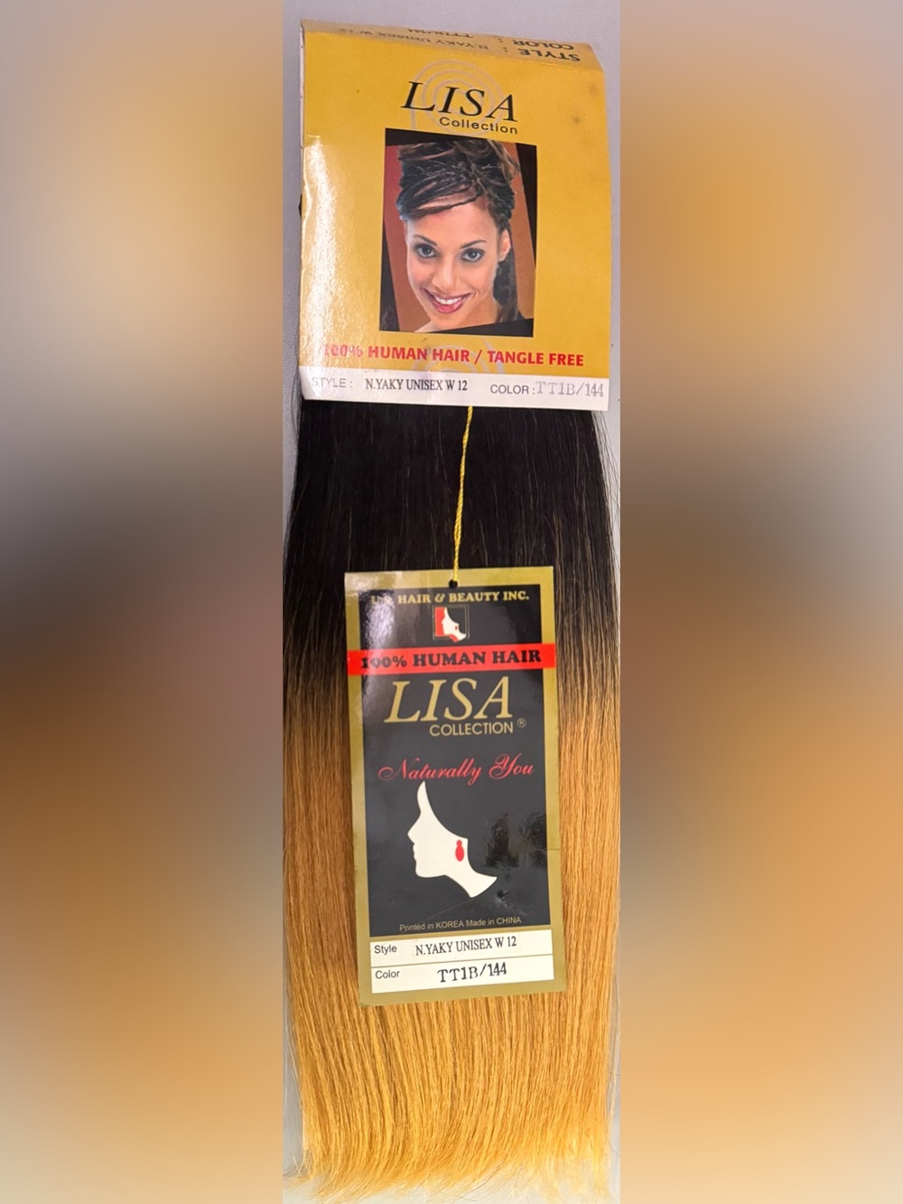 Lisa collection. 100% human hair. New yaky.